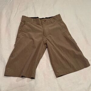 Boys' Beige Board Shorts Swim Trunks Size 8-10 Elastic Waist Surfing Burnside